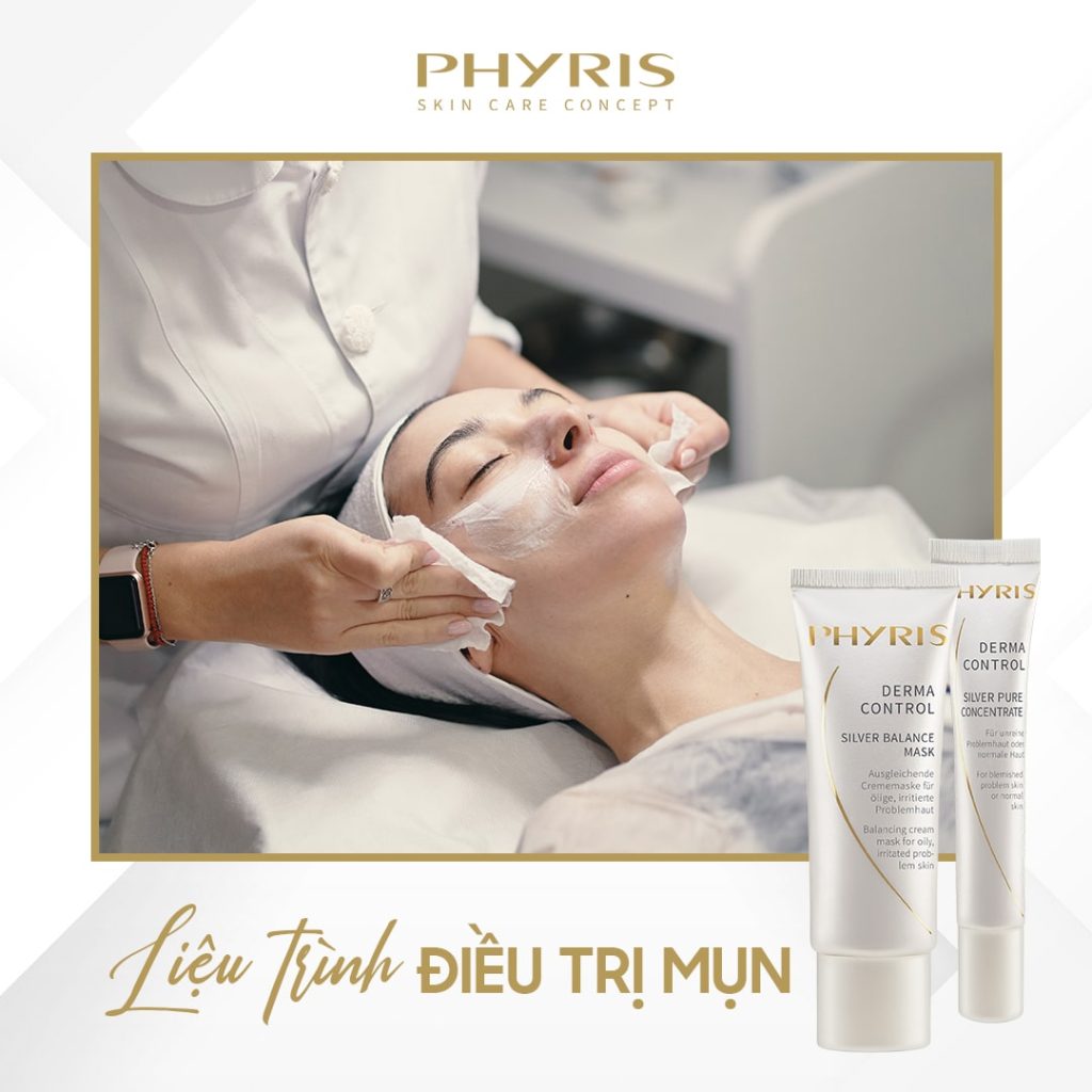 Liệu Trình Điều Trị Mụn Với Silver Balance Mask Phyris