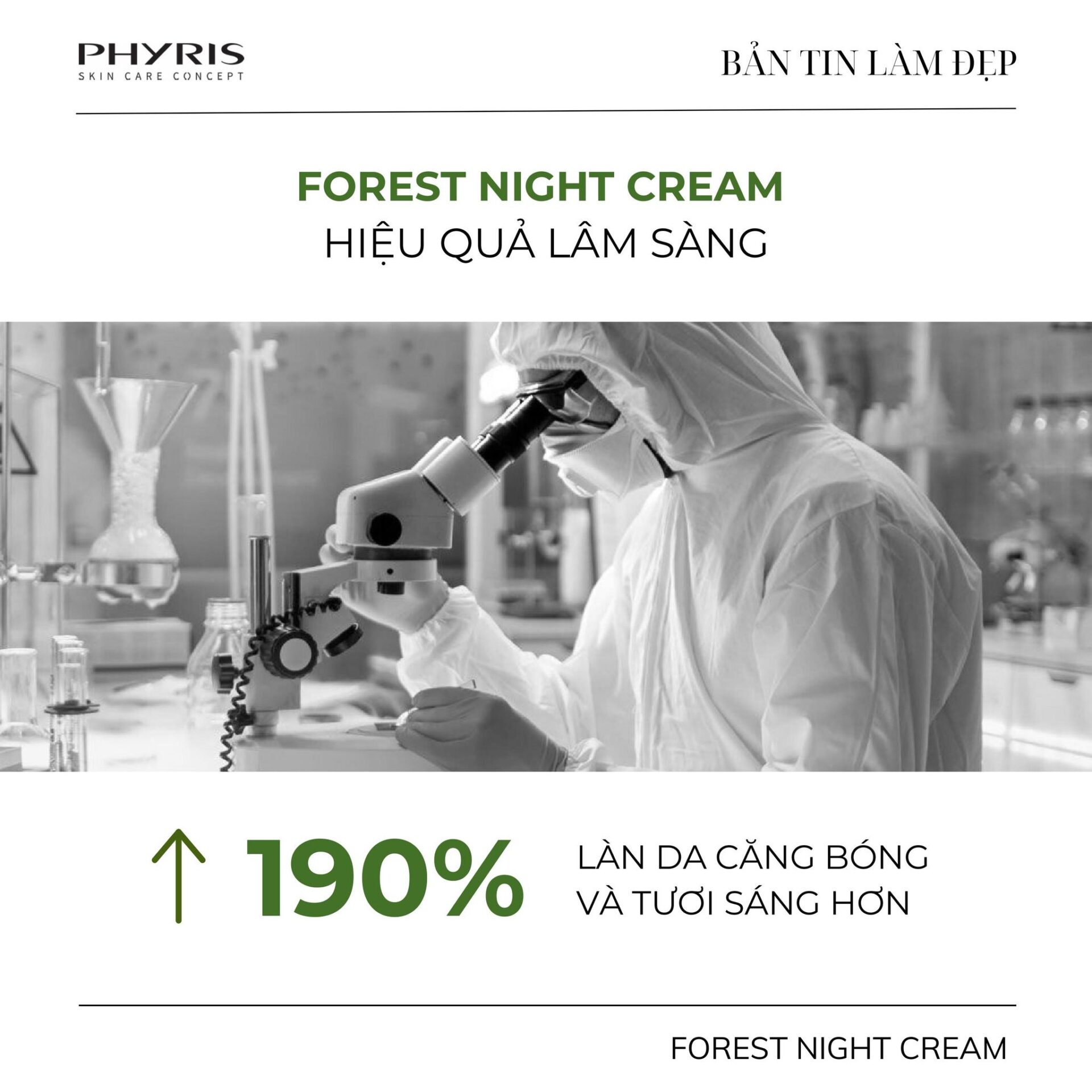 Hướng dẫn sử dụng kem dưỡng Forest Night Cream tại nhà